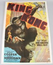 PORTAL PUBLICATIONS (MID 20TH CENTURY) King Kong poster for the film after the 1933 original (a/f)