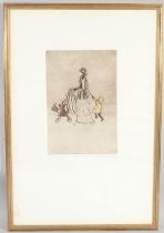 CAROL WALKLIN (1930-2017) 'Buggy' coloured etching 3/25 signed and inscribed in pencil 26.5 x 18cm