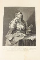 AFTER GUIDO RENI (1575-1642) 'Joseph and Potiphar's Wife' engraved by Robert Strange unframed 35 x