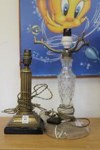Two desk lamps.