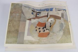 MODERN BRITISH SCHOOL Four unframed prints after Henry Moore, Ben Nicholson David Jones and