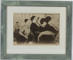 HUBERT ARTHUR FINNEY (1905-1991) 'Woodwind Section of Reading University Orchestra c.1950's'