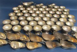 College of Technology footed bowls and sauce boots, 3 Mappin & Webb