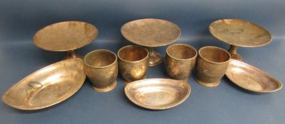 Mappin & Webb cake stands, pot bellied pots & serving dishes
