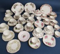 Tea sets includes Salisbury Rose, Salisbury Orchid, Duchess Helena, etc