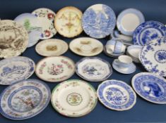 Plates includes Spode, Mintons, Oakville etc and Doulton tableware