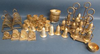Mappin & Webb tableware all engraved College of Technology includes toast racks, place markers,