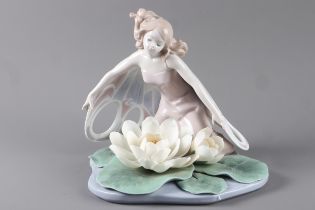 A Lladro porcelain figure "Wings of Fantasy" 6651 produced 2000-2004, 7 1/2" high