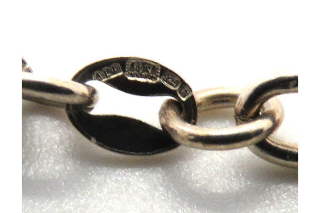 A hallmarked silver bracelet. - Image 2 of 2