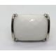 A large 925 silver and white hardstone r - Image 1 of 4