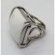A large 925 silver and white hardstone r - Image 2 of 4