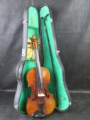 A Lark violin in hard case with P&H London bow.