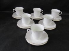 A Queen Anne bone china tea set.