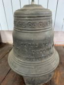 An unusual late 20th century John Taylor & Co bell,