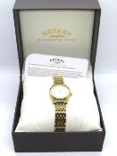 A ladies Rotary wristwatch in original box.