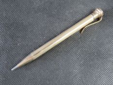 A 14ct Rolled Gold propelling pencil.