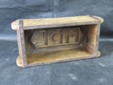 A vintage brick mold.