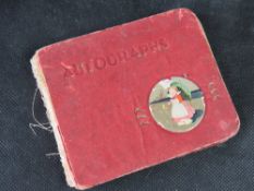 Autograph book; mostly 1930s including Jack Barty, Maurice Chevalier, George Formby, Owen Nares,