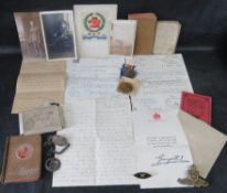 A poignant WWI War and Victory medal collection for Gunner J Widdows including a letter home to