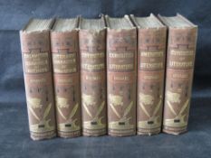 Books; Curiosities of Literature by Disraeli, published F. Warne & Co in six volumes c1901.