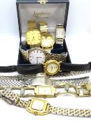 A quantity of assorted wristwatches including Seiko, Mappin & Webb, Tissot, Raymond Weil, etc.