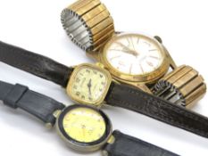 Two vintage ladies wristwatches and a Ramona vintage mens wristwatch.
