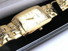 A Mens Rotary wristwatch in associated box.