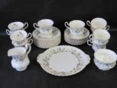 A quantity of Royal Albert Brigadoon tea wares.