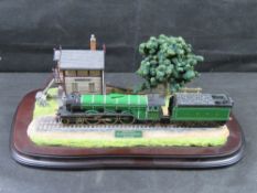 A Country Artists Danbury Mint hand painted scale replica of The Flying Scotsman, with certificate.