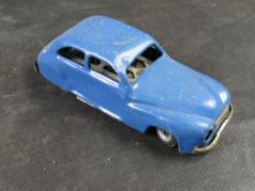 A vintage Chad Valley tin plate toy car.