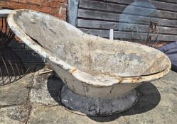 A vintage hip bath.