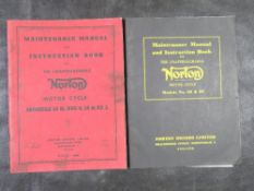Two Norton Motors Limited maintenance manuals;