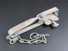 A vintage mole trap
