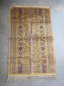 Silken prayer mat