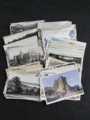 A quantity of assorted vintage postcards.