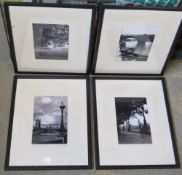 A set of four Mark Anderson photographic prints of London,