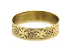 A 9ct gold Maltese Cross ring, stamped 375, size R, 1.5g.