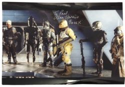 STAR WARS: Autographed photograph, Alan Harris as Bossk (Unauthenticated by Keys Auctioneers)