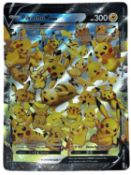 Pikachu V-UNION Celebrations Collection oversize Promo Holographic card.