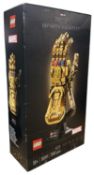 A boxed Lego set 76191 - Marvel Infinity Saga, Infinity Gauntlett. Box has been opened and sealed
