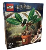 A boxed Lego set 76433, Harry Potter - Mandrake