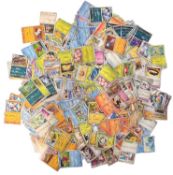 An extensive collection of contemporary Pokemon trading cards, mostly international language [no