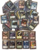 DUEL MASTERS: A quantity of trading cards, including holographics, in toploaders