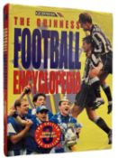 THE GUINNESS FOOTBALL ENCYCLOPAEDIA, signed by: Emlyn Hughes, Rodney marsh, Eddie Gray, Ray Wilkins,