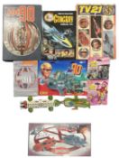 VINTAGE TV: A collection of memorabilia to include Joe 90, Wacky Races, UFO, Stingray etc