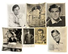 A collection of signed film-star photographs, to inclue: Alec Guinness, Vera-Ellen, George Baker,