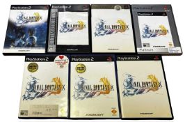 FINAL FANTASY X: Variant game covers for Playstation 2, to include: Platinum; Gold / Mega Hits [JP];