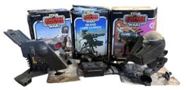 Three boxed Star Wars: The Empire Strikes Back toys, to include: Tripod Laser Canon, CAP-2 Mini