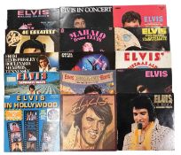 15 x 12'' Elvis records, to include: A Canadian Tribute; Alpha from Hawaii via Satellite; Separate