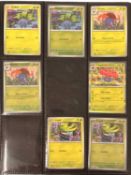 POKEMON TCG: One binder of various contemporary cards, including holographics [not all cards